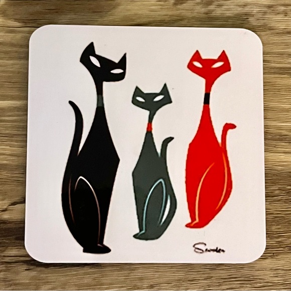 Cat Coasters - new - Picture 2 of 3